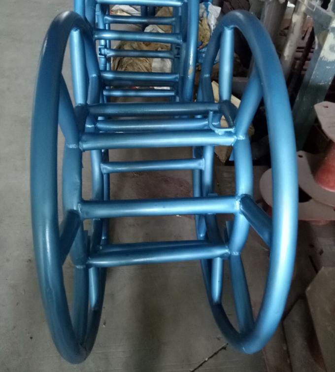 Brake Frame Electric Wire Rope Reel Stand For Supporting Cable Rope Reel /  Steel Wire Rope Reel Stand