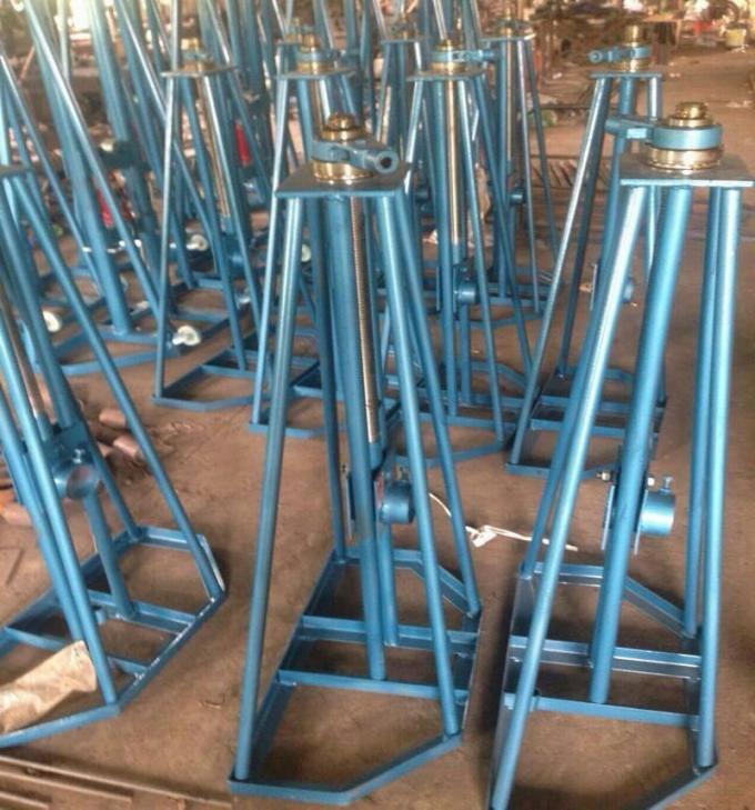 Electric Payout 1- 5 Ton Column Frame Type Mechanical Cable Simple Reel Stand