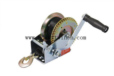 কালো Webbing 1600lbs পোর্টেবল ম্যানুয়াল Winch নৌকা ট্রেলার স্ন্যাপ হুক সঙ্গে হালকা ওজন সরবরাহকারী